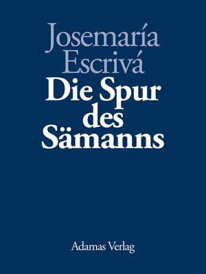cover image of Die Spur des Sämanns
